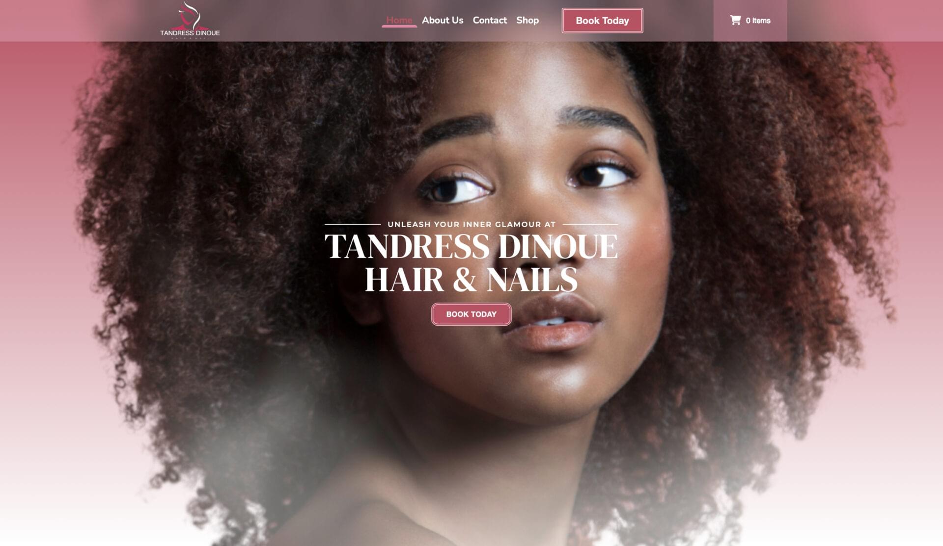 Beauty Salon Website Template